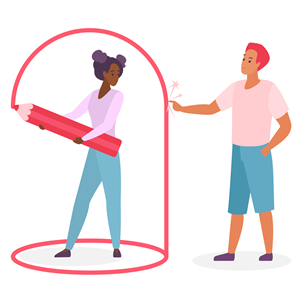 Határok kijelölése - Forgács Bianka life coach, képzésben lévő mentálhigiénés szakember